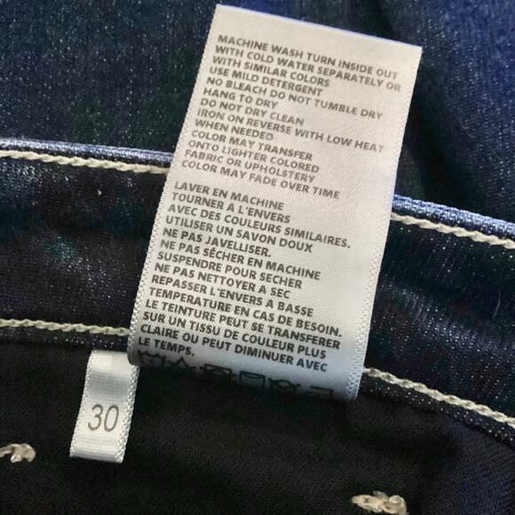 L’Agence Margot Skinny High Rise Dark Wash Jeans 4am $255 30 - Picture 8 of 9